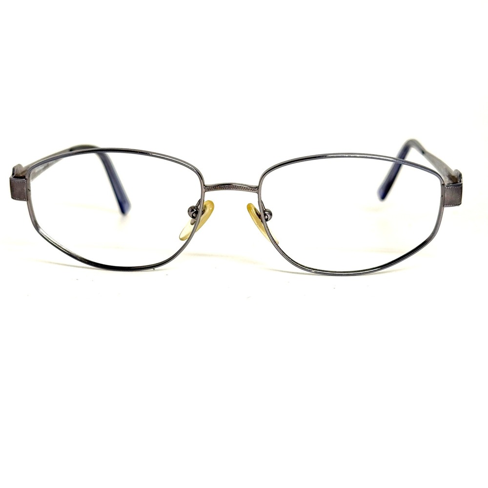 Salvatore Ferragamo 1633 532 Gunmetal Oval Eyeglasses‎ Frames 52-16-130 Italy